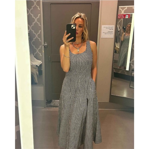 Women's Corset Midi A-Line Dress - A
New Day™™ Black Gingham size 22 NWT - Picture 4 of 4